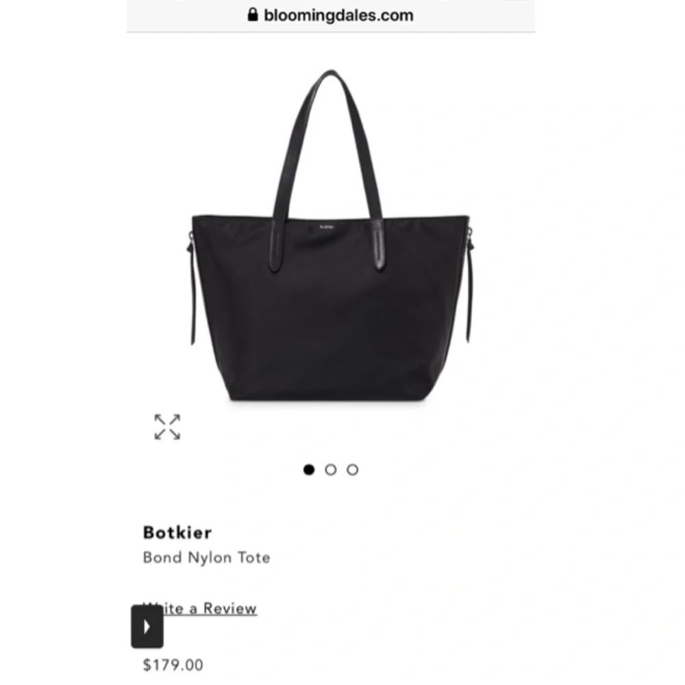 - Botkier Bond Black Nylon Tote! NEW!